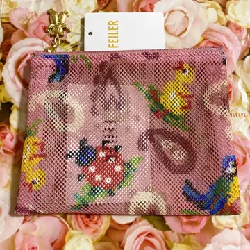 페일러 하이디 페이즐리 메쉬 파우치 S 새상품