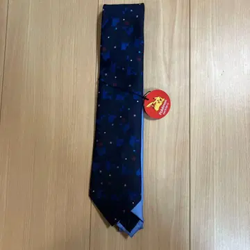 포켓몬 넥타이 네이비 (안감 스카이블루) 피카츄 택 포함 새상품