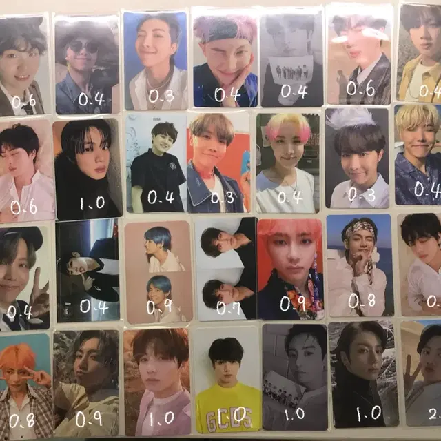 방탄소년단 bts 포토카드