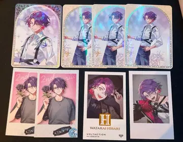 니지산지 와타라이 히바리 폴라로이드 묶음 판매 8장 금박