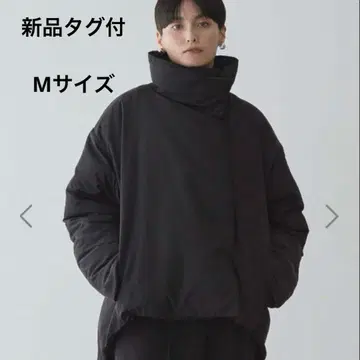 아메리칸 홀릭 경량 포근 백 드레이프 스탠드 코트 충전솜 다운 아우터