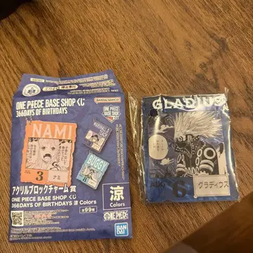 ONE PIECE BASE SHOP 복권 아크릴 블록 그라디우스