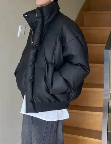 [남성용] 블랙 다운 자켓