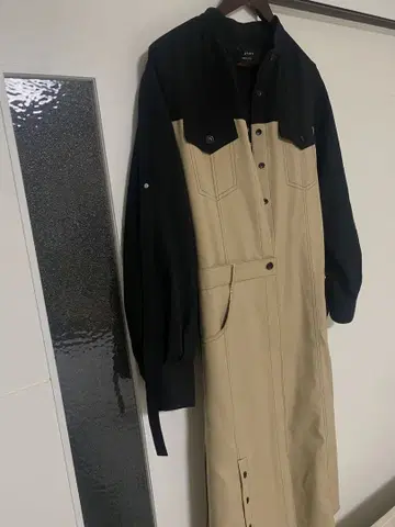 UNITED TOKYO 윈드랩 콤비 원피스