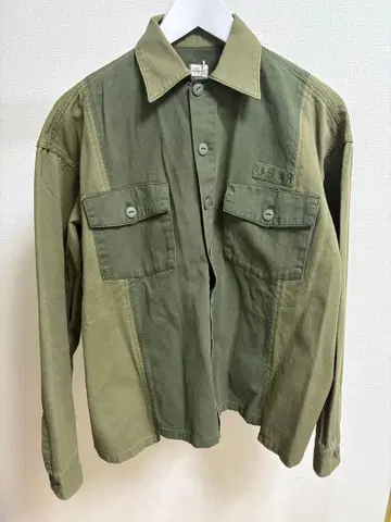 Ungrid 언그리드 리메이크 밀리터리 셔츠 미사용 택 포함 프리