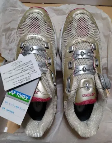 YONEX 워킹화 (샴페인 골드 핑크) 24.5cm