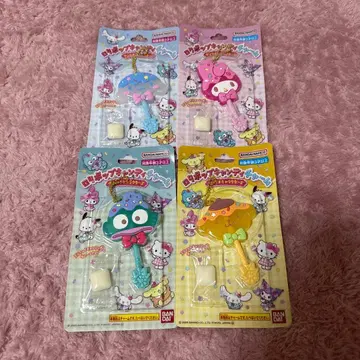 산리오 롤리팝 캔디 참 4개 세트