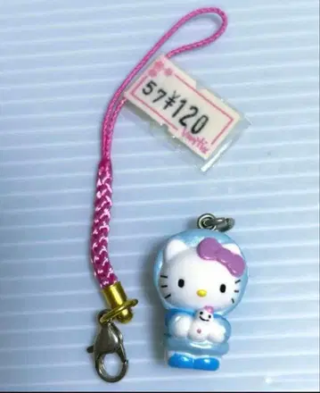 눈사람 부품 헬로키티 헤이세이 레트로 산리오 키링 매듭 장식