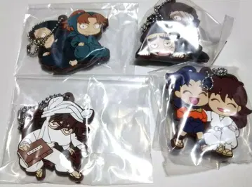 데포라바! 닌타마 란타로 닥타케 닌자대 최강의 군사 키링 4개 세트