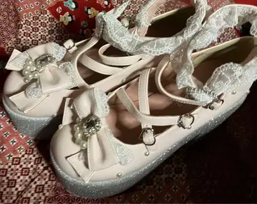 ank rouge 통굽 펌프스 핑크 LL 사이즈