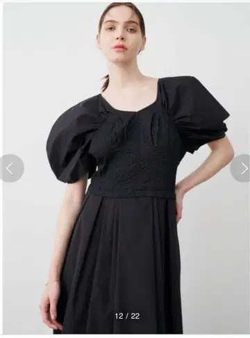 ELENDEEK 드롭 슬리브 뷔스티에 원피스 01 35,200엔