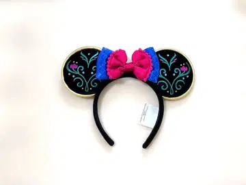 디즈니 해외 머리띠 겨울왕국 안나 설산 머리띠