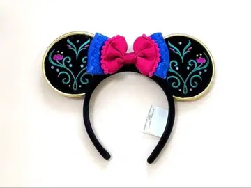 디즈니 해외 머리띠 겨울왕국 안나 설산 머리띠