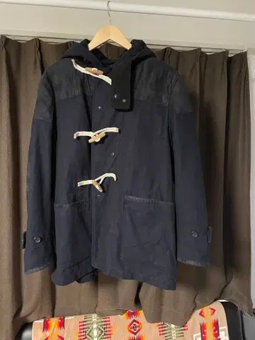 ENGINEERED GARMENTS 멜톤 울 더플 코트