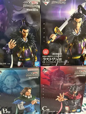 제일복권 춘추전국대전 킹덤 차세대의 걸물들 피규어 전종 미개봉