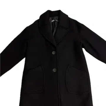 ZARA 블랙 롱 코트 XS