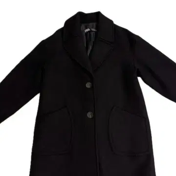 ZARA 블랙 롱 코트 XS