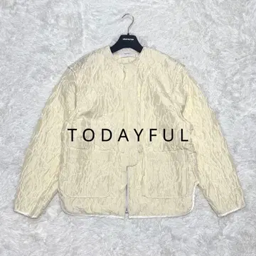 극상 새상품급 TODAYFUL Jacquard Piping Blouson