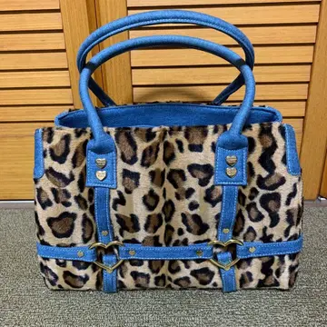 Samantha Thavasa 레오파드 무늬 보스턴 백