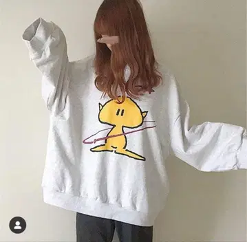 즉시 구매 가능 node. 캐릭터 빅 맨투맨