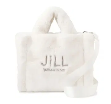 JILL BY JILLSTUART 플러피 토트백 화이트