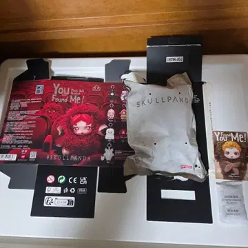 POP MART SKULLPANDA You Found Me! 봉제 인형
