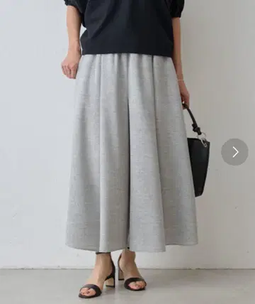 BEARDSLEY 린넨 혼방 합성섬유 치마바지