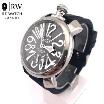 R6-6592 MILANO N.5520 수동 와인딩 시계 블랙