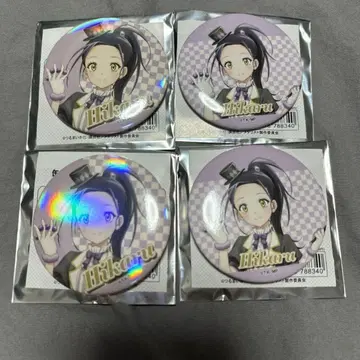 메달리스트 캔뱃지 매지션 오카자키 히카루 4개 세트