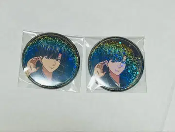 히카루의 바둑 DMM 스크래치 홀로그램 캔뱃지 토우야 아키라 2개