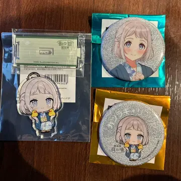 학마스 니와노유 카츠라기 리리야 아크릴 스탠드 캔뱃지 3종 세트