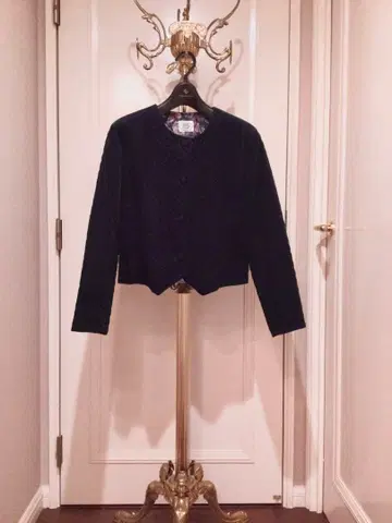 LAURA ASHLEY 로라 애슐리 네이비 퀼팅 자켓