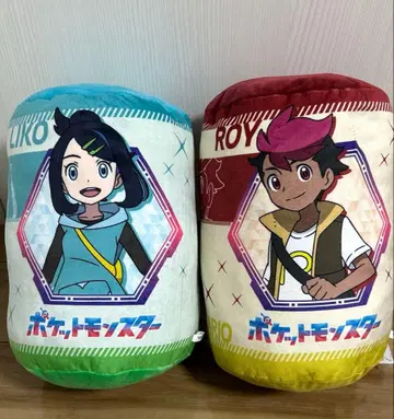 포켓몬스터 원통형 쿠션 2개 마스카나 루카리오 한계 가격 인하