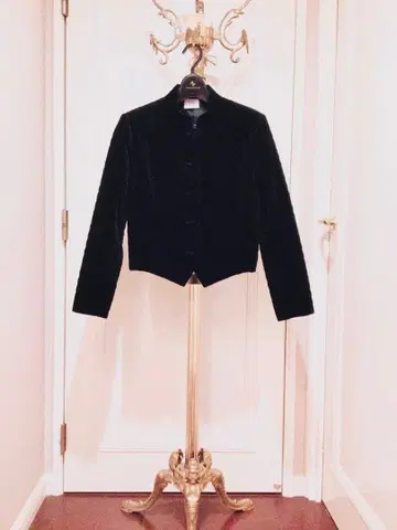 LAURA ASHLEY 로라 애슐리 블랙 퀼팅 자켓