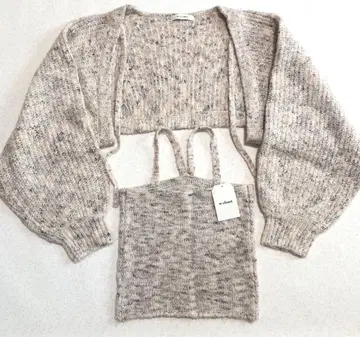 w closet 더블 클로젯 니트 탱크탑 앙상블