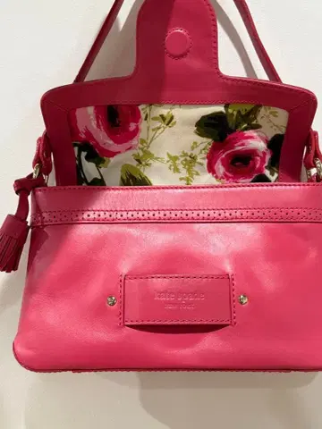 케이트 스페이드 핑크 핸드백