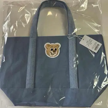 러브러리 바이 페이 올드 테디 와펜 토트백 라이트 블루 S