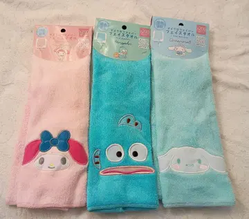 마이멜로디 한교동 시나몬 보아 프린트 페이스 타월 산리오