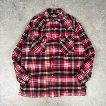 웨스턴 체크 셔츠 BIG MAC/빅맥 퀼팅 90s