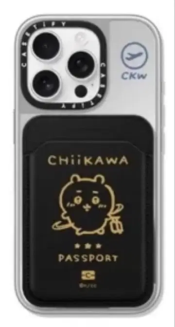 치이카와 (먼작귀) CASETiFY 맥세이프 지갑 여권 패턴 절판 한정판