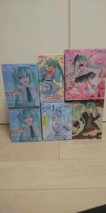 하츠네 미쿠 6체 세트