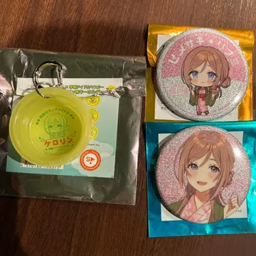 학마스 니와노유 히메사키 리나미 케로린 캔뱃지 3세트