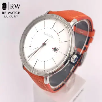 R7-4735 폴 스미스 1008 아날로그 손목시계 오렌지 벨트