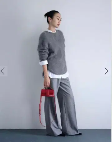 24AW DES PRES 데프레 폭스 캐시미어 크루넥 풀오버