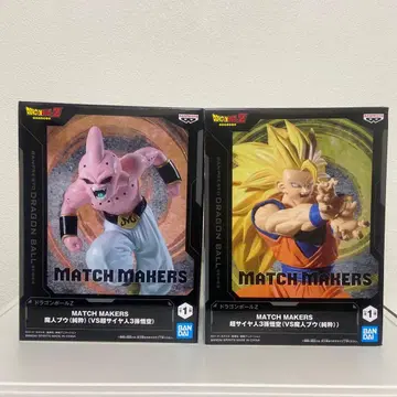 드래곤볼 초사이어인 3 손오공 마인 부우 피규어 2체 세트