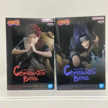 NARUT-나루토-우치하 사스케 가아라 피규어 2개 세트