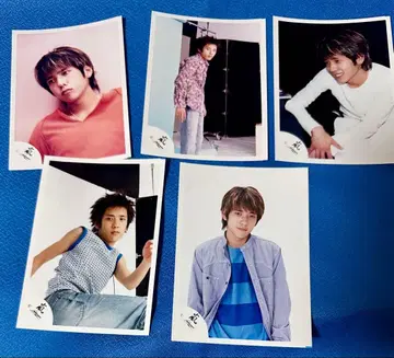 아라시 공식 브로마이드 구 로고 5장 세트 니노미야 카즈나리 4