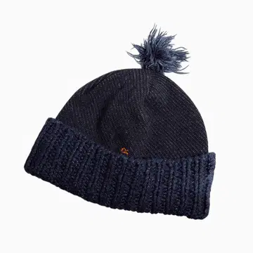 레어 45R 45rpm umii908 인디고 자카드 데님 니트 모자