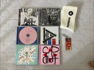 하루카미라이 CD(DVD) 6장 세트 + 특전 키링 & 양말