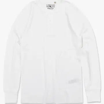 [ S ] AVIREX 립 데일리 긴팔 써멀 헨리넥 티셔츠